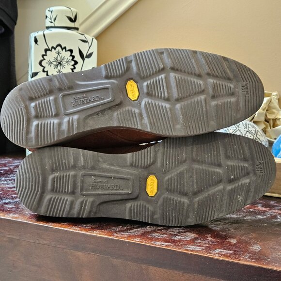 Samuel Hubbard Men's Suede Chukka Boots, Chestnut, Sz 12 - Picture 7 of 16